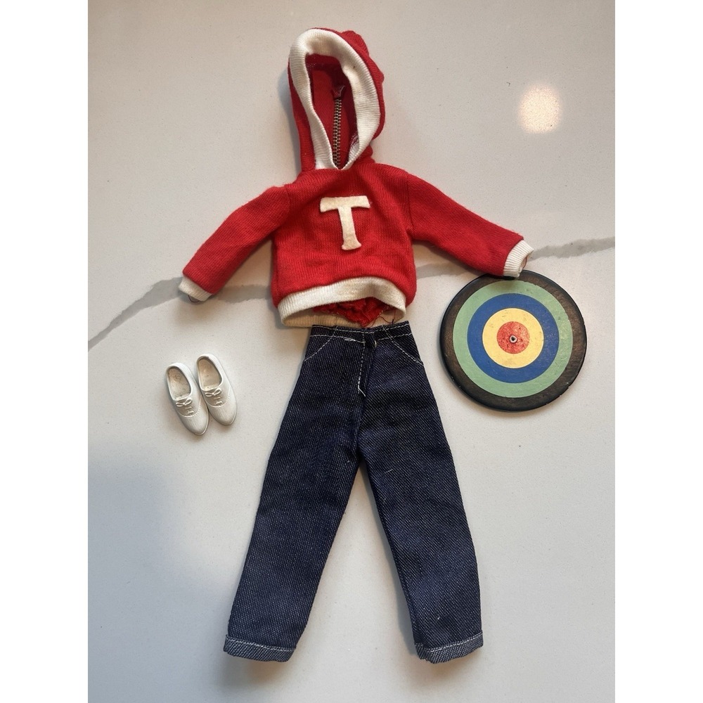 Ideal Tammy Beau And Arrow Set #9117-3 1960'S Jeans Sweatshirt Shoes‎ Target Vtg